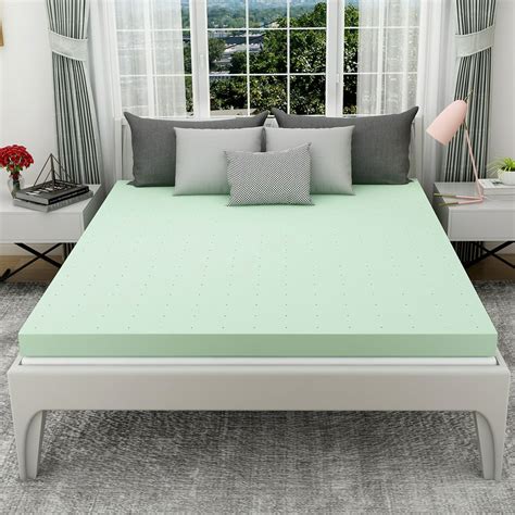 memory foam mattress topper king size bed